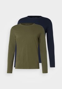 Unselected, olive/dark blue