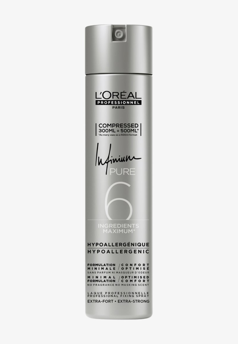 L'OREAL PROFESSIONNEL - INFINIUM PURE EXTRA STRONG COMPRESSED SPRAY - Styling, Forstørre