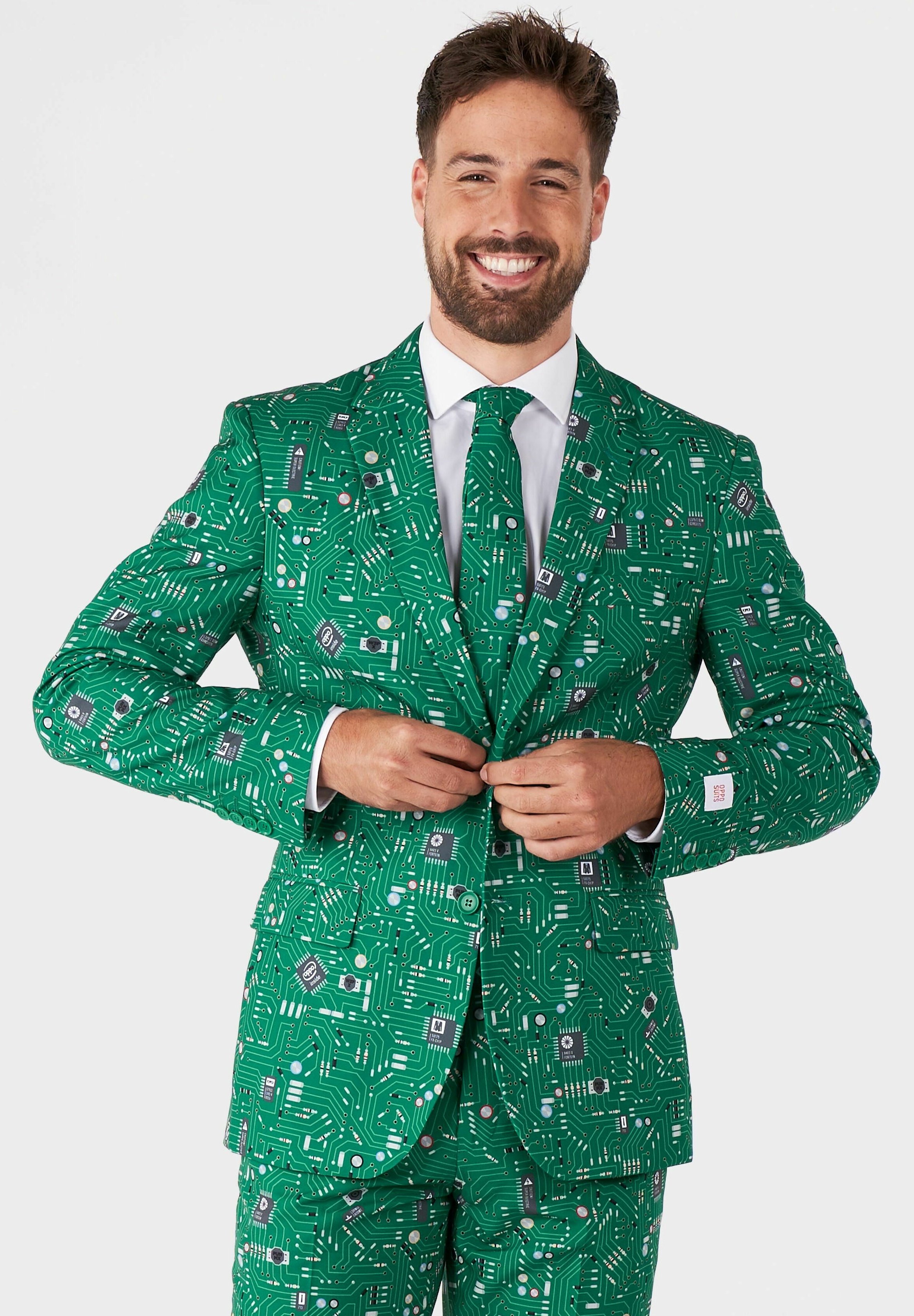 OppoSuits COOL CIRCUIT - Traje - green/verde - Zalando.es