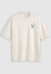 LSE HALF SLEEVE TEE - Triko s potiskem - table of contents egret body