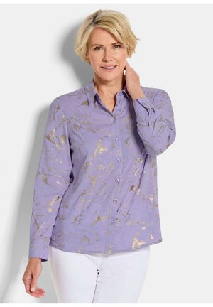 MIT METALLIC PRINT - Camicia - lilac patterned
