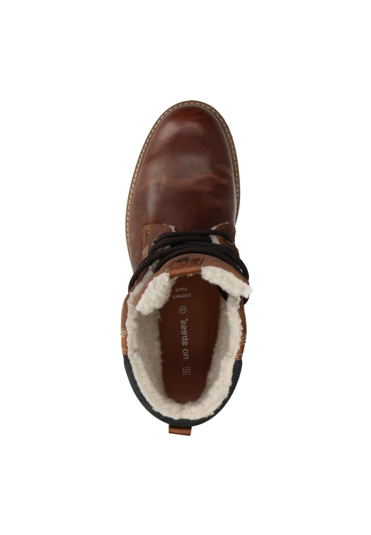 Herren Schnürboots | Manfield Schnürstiefelette cognac - IH15240 Herren Schnürboots | Manfield Schnürstiefelette cognac - IH15240