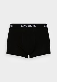 Lacoste 3 PACK - Ozke boksarice - black/grey/red