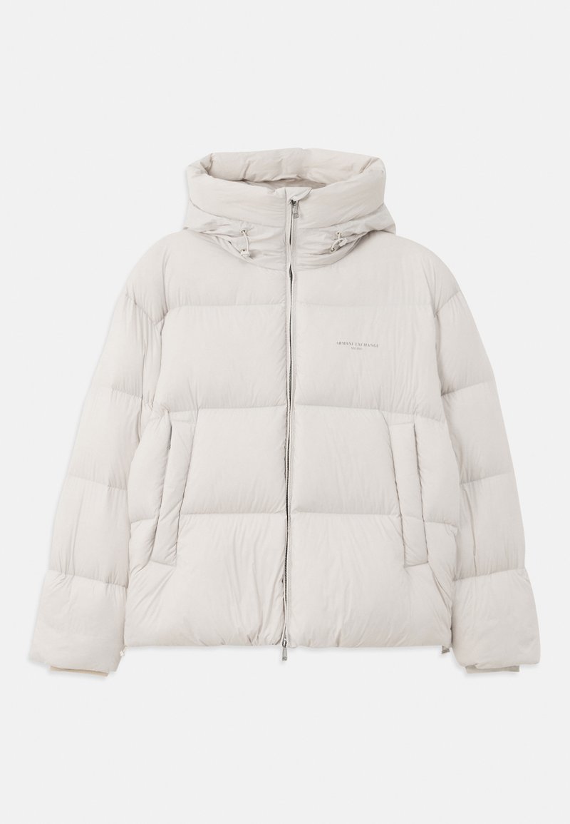 Armani Exchange Gewatteerde jas wit