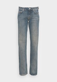 Não selecionado, dark worned blue