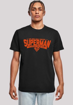 DC COMICS SUPERMAN MY HERO - Print T-shirt - black