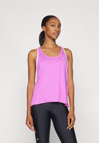 Under Armour KNOCKOUT TANK - Top - vivid magenta/white
