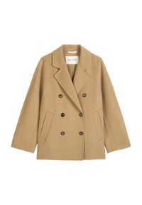 CABAN DOUBLE FACE WORKMANSHIP DOUBLE BREASTED WELT POCKETS - Casaco curto - pure sand