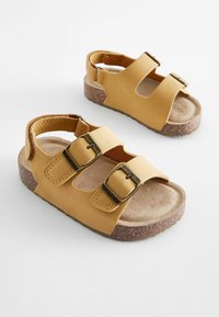 Next CUSHIONED DOUBLE BUCKLE TOUCH FASTENING STANDARD - Lær-at-gå-sko - yellow