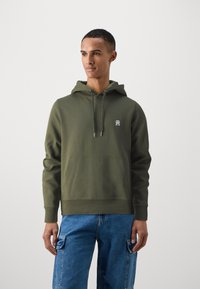 Tommy Hilfiger MONOGRAM HOODIE - Sweatshirt - army green