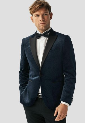 SLIM FIT PATTERNED  - Veste de costume - navy