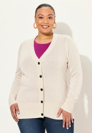 Ulla Popken Cardigan - nature melange