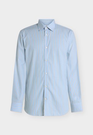 Selected, SLMSLIMFILIP LUX POPLIN - Πουκάμισο - blissful blue/green / white