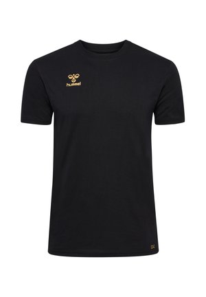 FUSSBALL TEAMSPORT - Print T-shirt - schwarzgold