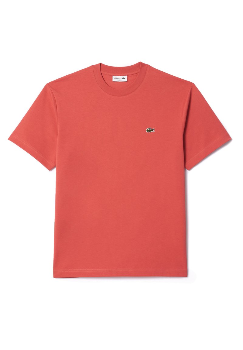 Lacoste T-shirt basic donkerroze