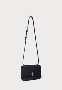 Lauren Ralph Lauren CROSSHATCH LEATHER MEDIUM SOPHEE BAG - Borsa a tracolla - navy