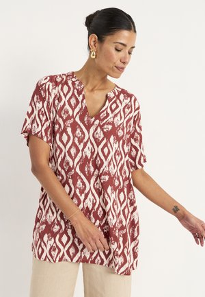 CREPE - Bluse - rust patterned