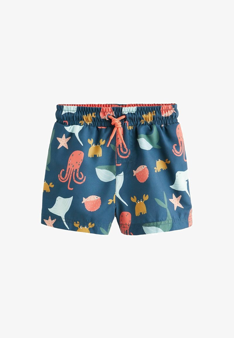 Next PRINTED REGULAR FIT  - Kopalne hlače - navy