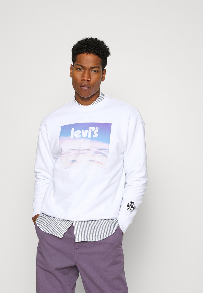 Levi's® GRAPHIC CREW - Camisola - poster summer crew white