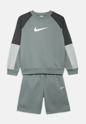 CREW - Sweatshirt - smoke grey/anthracite/light smoke grey/white