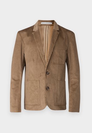 Essential Collective UNCONSTRUCTED CORDUROY BLAZER JACKET - Blazer - camel