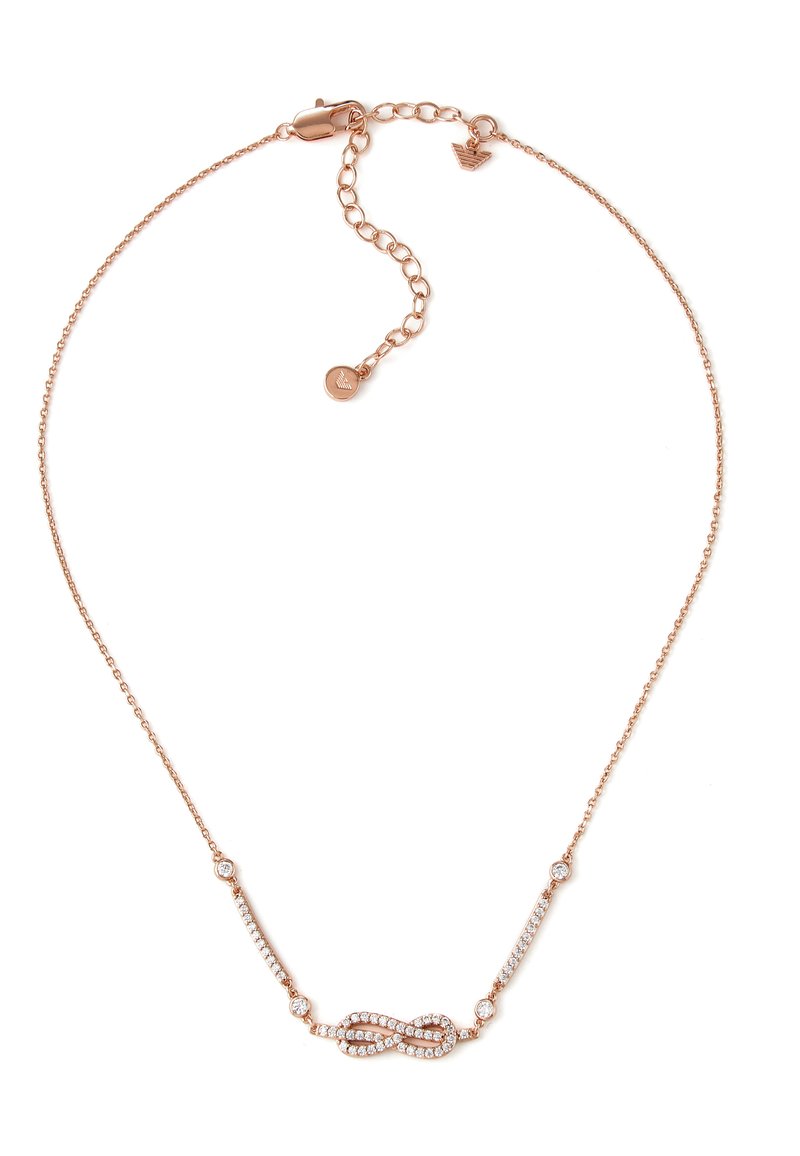Emporio Armani SENTIMENTAL - Necklace - rose gold-coloured - Zalando.ie