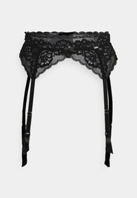 Lindex SUSPENDERBELT - Strumphållare - black