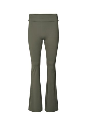 rethinkit studios, BUTTER SOFT FLARE TIGHTS ALL DAY - Παντελόνι - charcoal olive