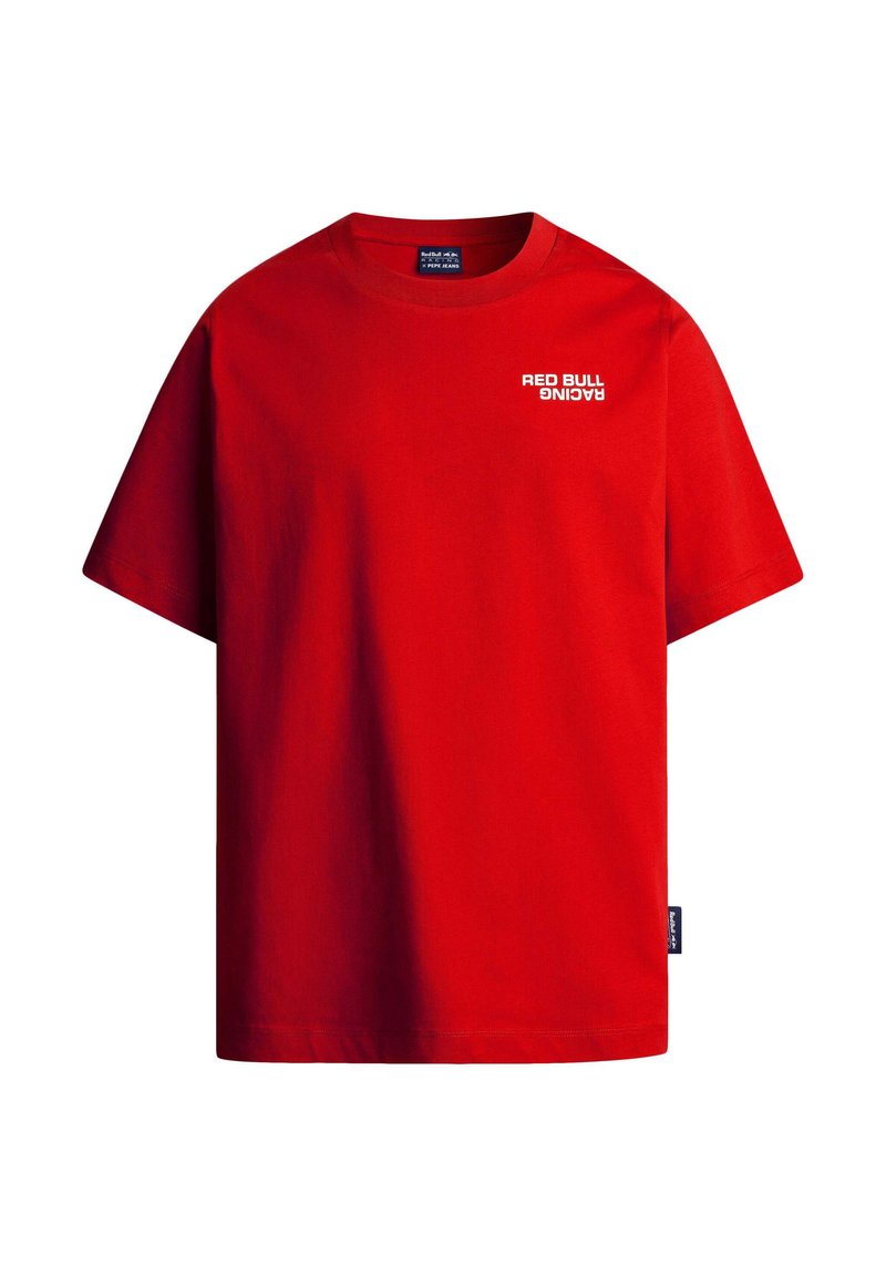 Red Bull Racing x Pepe Jeans T-shirt print rood Red Bull Racing x Pepe Jeans T-shirt print rood