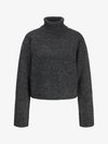 JXROSANNA ROLL NECK - Πουλόβερ - dark grey melange