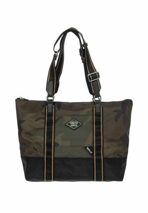 Bric's REPLAY CAMOUFLAGE  - Cabas - green camou