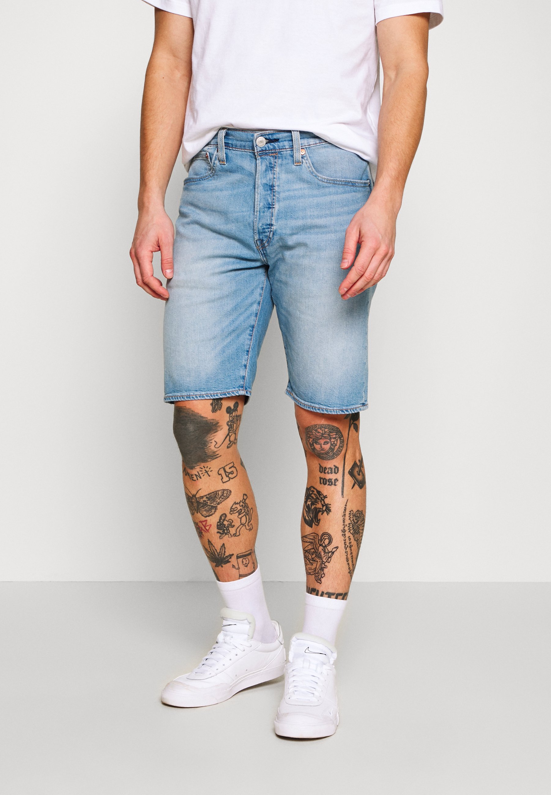 Levi's® 501 HEMMED UNISEX - Jeansshort - bratwurst ltwt shorts/Lichtblauw -  Zalando.nl
