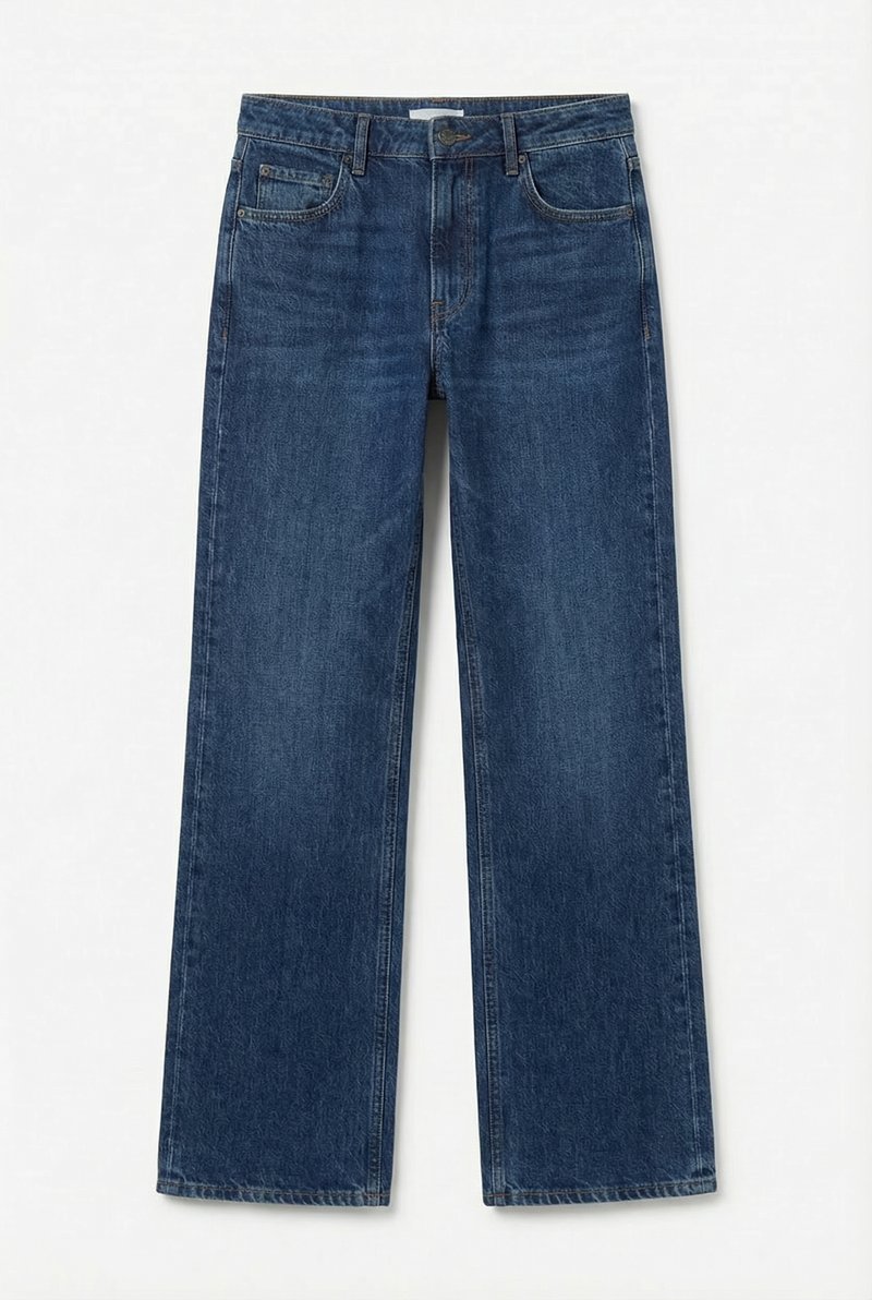 Topshop Flared Jeans donkerblauw