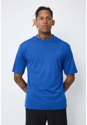 UNI COL ROND - T-shirt basique - bleu