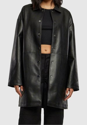 Veste en similicuir - black
