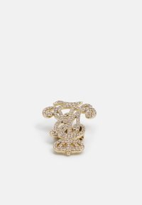 BOX PIN PAVE SCRIPT - Sagė - gold-coloured