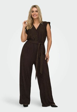 ONLY Carmakoma JUMPSUIT CARREINA JUMPSUIT - Mono - chocolate martini