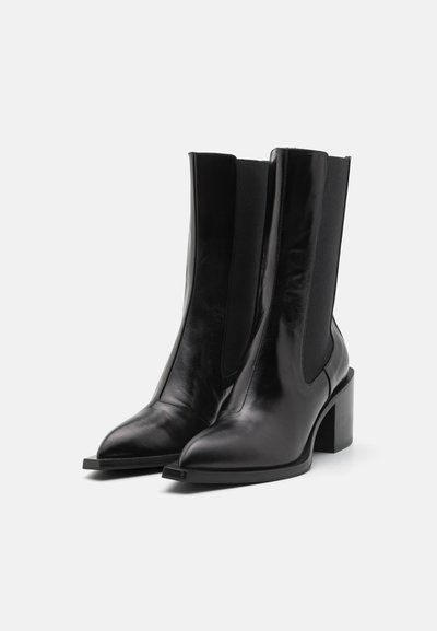 MOSCHINO SCARPONCINO DONNA - Cowboy/Biker boots - nero
