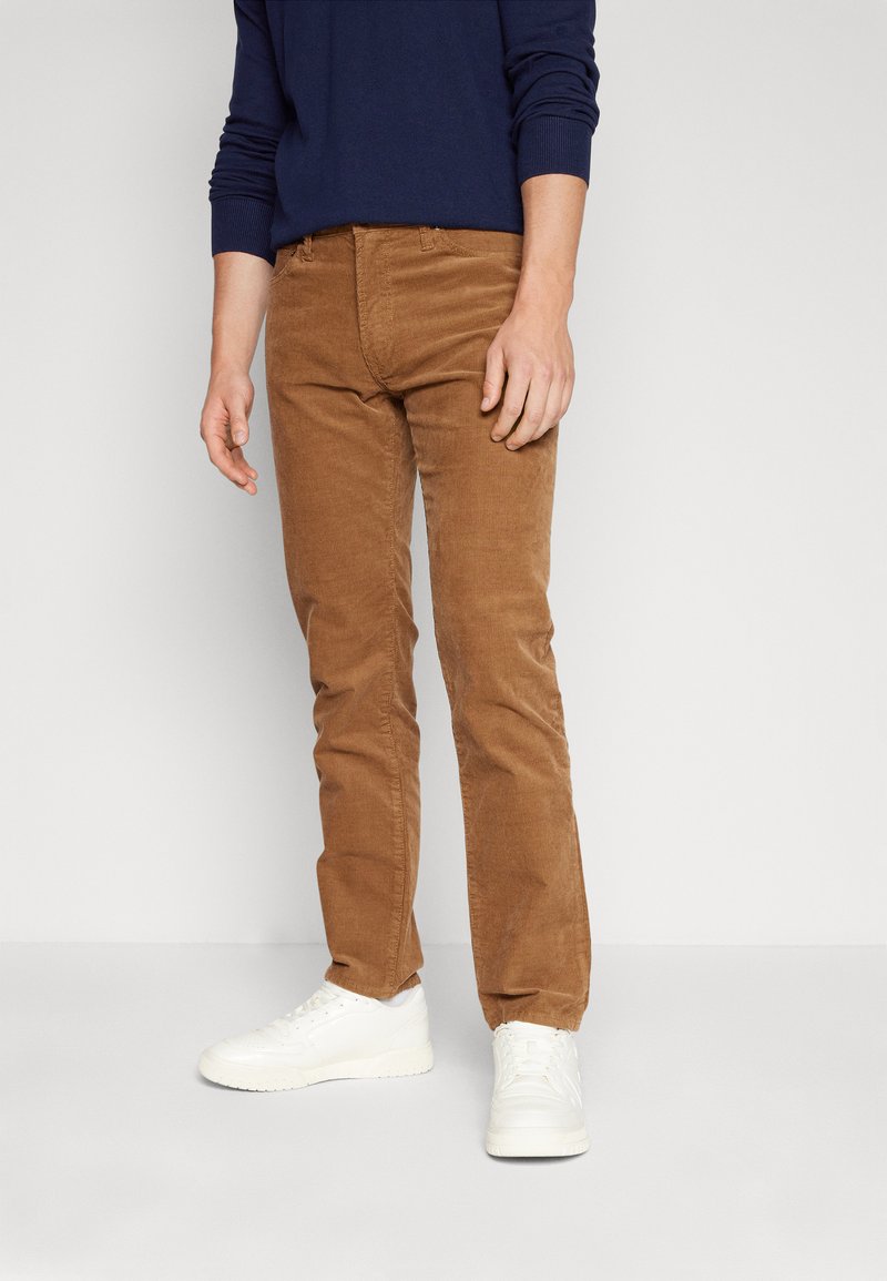 GAP V-STRAIGHT - Trousers - dried moss/green - Zalando.ie