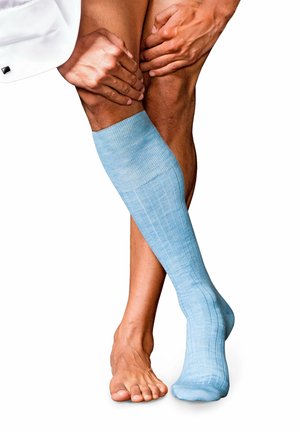 FALKE No. 2 - Chaussettes hautes - bleue melange