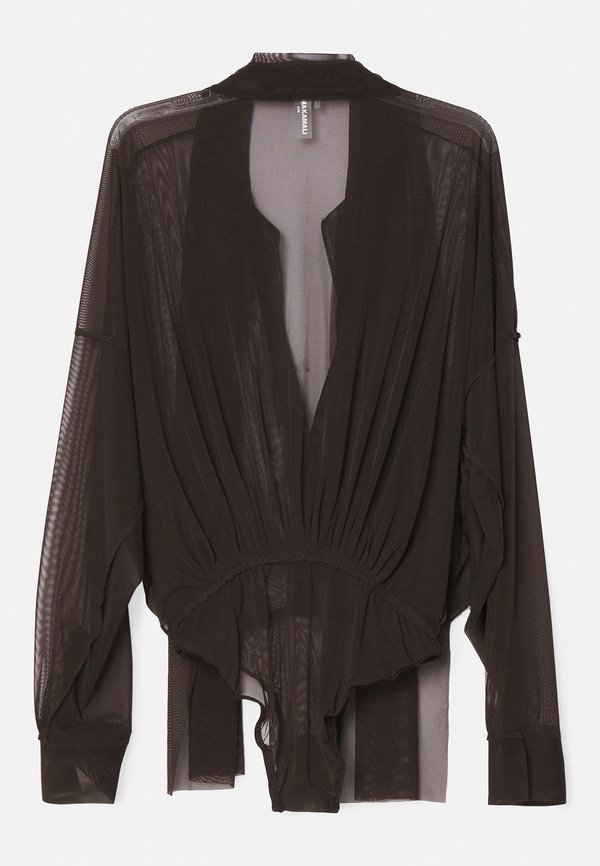 SUPER OVERSIZED BODYSUIT BOW - Blouse - espresso3