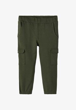 REGULAR FIT CARGO - Tracksuit bottoms - rosin