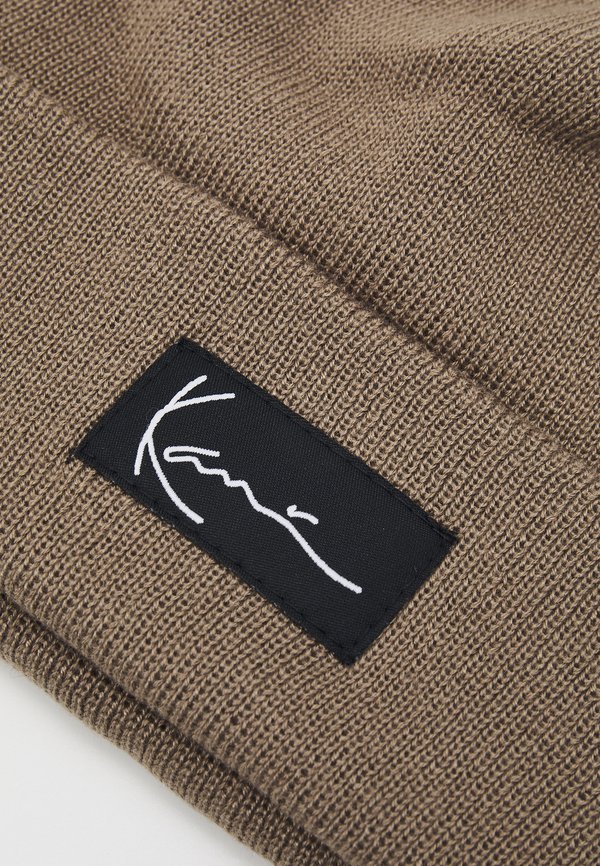 SIGNATURE BEANIE UNISEX - Beanie - dark taupe3
