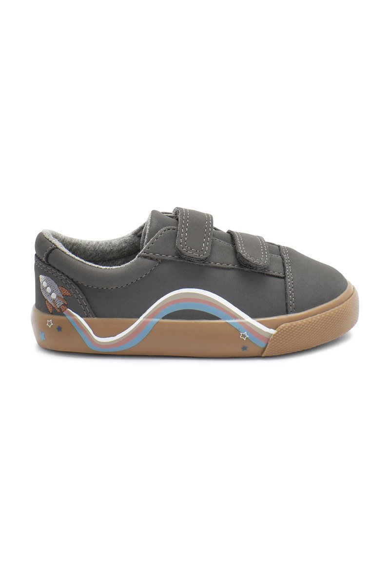 Kinder Sneaker low | Next DOUBLE STRAP (YOUNGER) Sneaker low charcoal rocket/grau - RV64006 Kinder Sneaker low | Next DOUBLE STRAP (YOUNGER) Sneaker low charcoal rocket/grau - RV64006