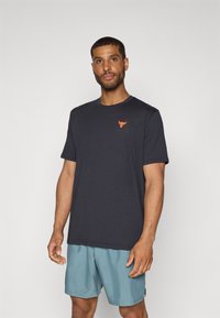 Under Armour Tricou cu imprimeu - black/orange base