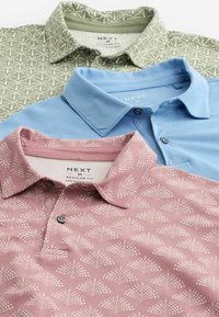 Next THREE PACK - Polosärk - blue pink green print