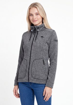 Schmuddelwedda SCHMUDDELWEDDA JACKET - Strickjacke - grey melange