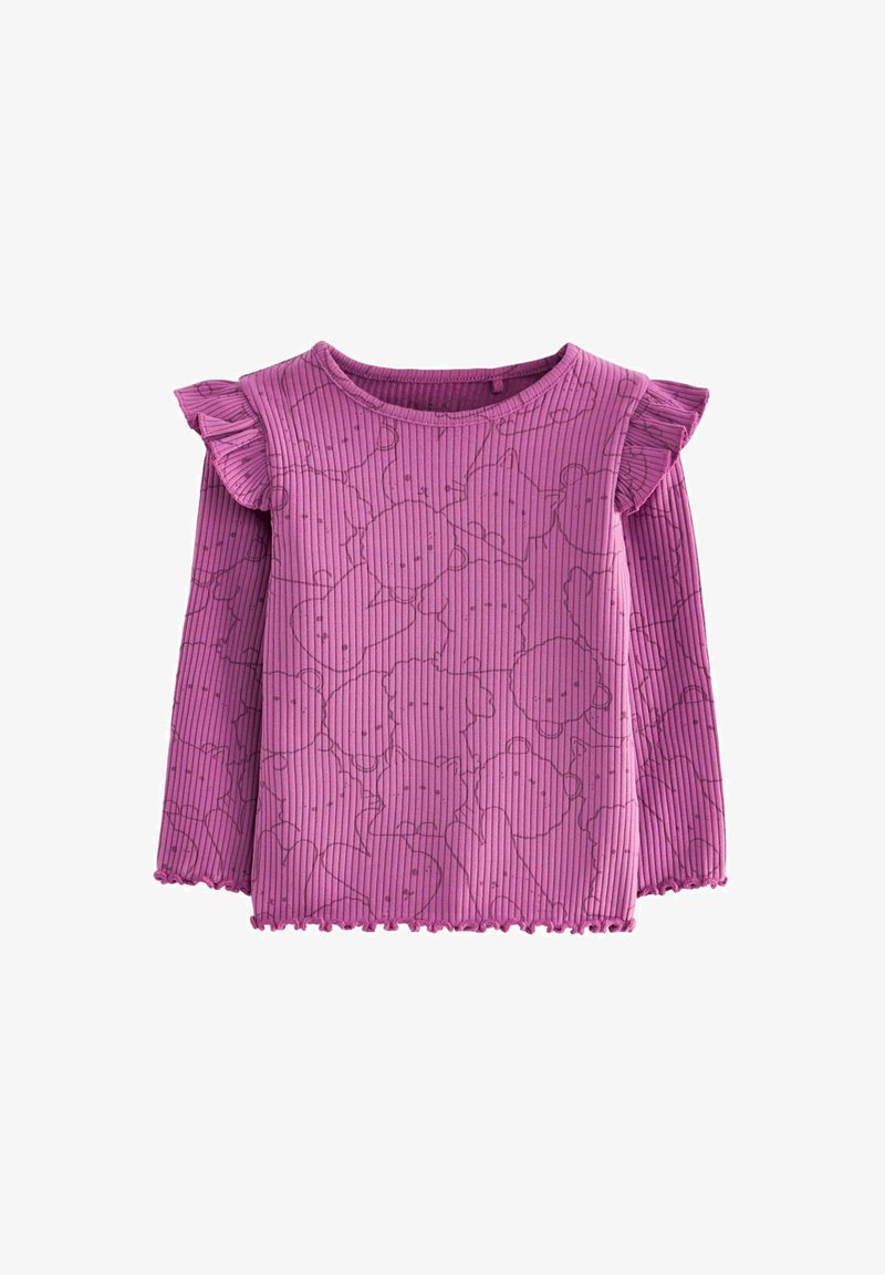 Next Pikkade varrukatega topp - purple bunny character
