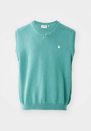 Carhartt WIP MADISON VEST - Top - silver pine/white