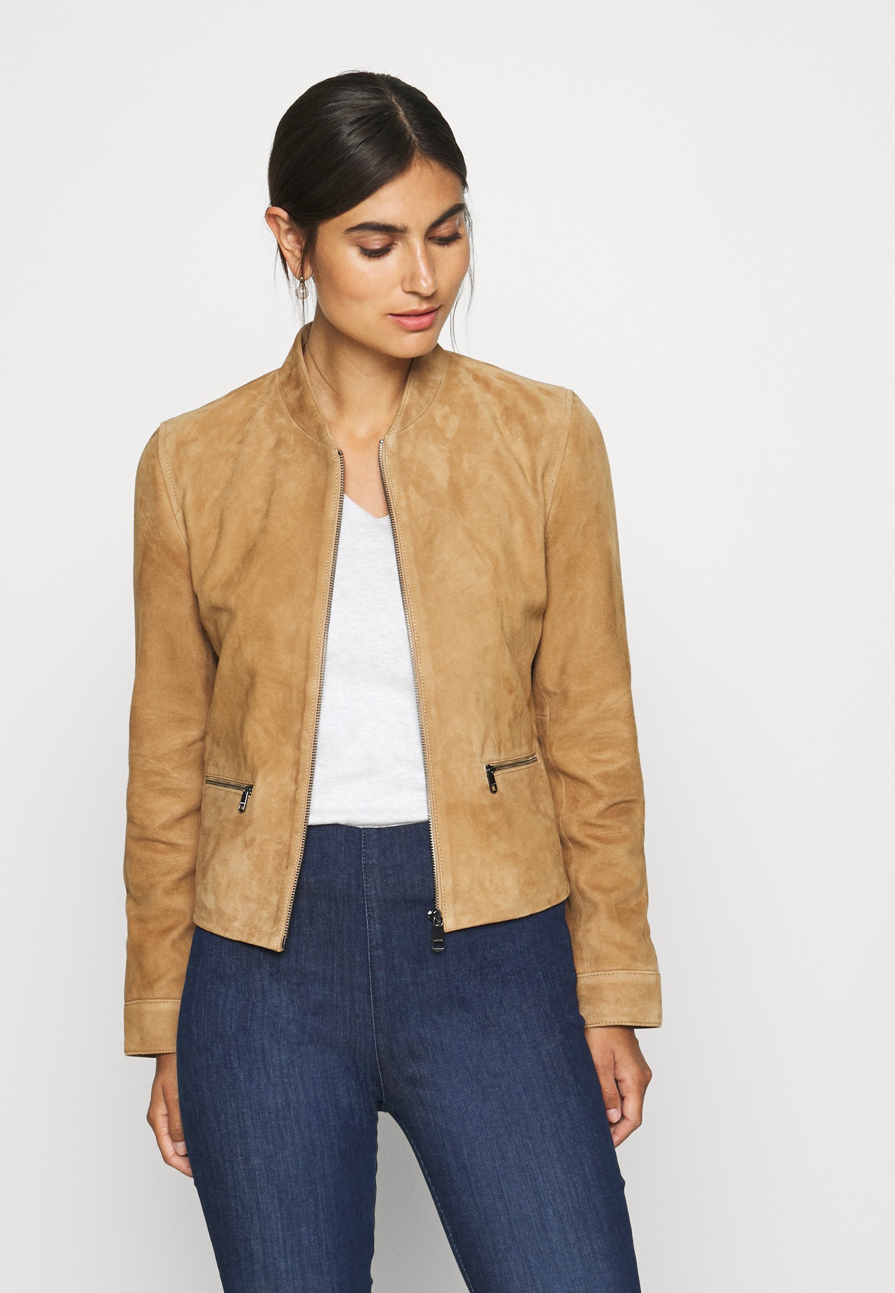 tommy hilfiger suede jacket